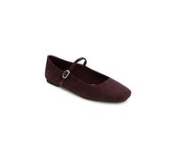 Kenneth Cole New York Women's Jasper Mary Jane Flat, Burgundy Suede, 8 UK