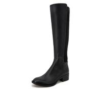 Kenneth Cole New York Women's Levon Knee High Boot, Black Leather, 4.5 UK