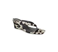 Kenneth Cole New York Women's Susannah Wedge Sandal, Brown Multi Haircalf, 7.5 UK