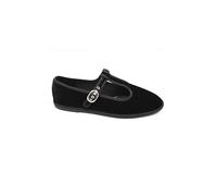 Kenneth Cole New York Women's Verona Mary Jane Flat, Black Velvet, 4.5 UK