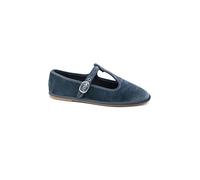 Kenneth Cole New York Women's Verona Mary Jane Flat, Blue Velvet, 3 UK