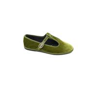 Kenneth Cole New York Women's Verona Mary Jane Flat, Loden Velvet, 2 UK