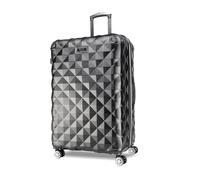 Kenneth Cole Reaction Diamond Tower 8 Wheel Lightweight Expandable Travel Suitcase, Black, Diamond Tower 8 Wheel Lightweight Expandable Travel Suitcase