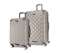 Kenneth Cole Reaction Diamond Tower Collection Lightweight Hardside Expandable 8-Wheel Spinner Travel Luggage, Rye, 2-Piece Set (20" & 28"), Kenneth Cole Reaction Diamond Tower Luggage Collection