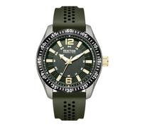 Kenneth Cole REACTION Men’s Sport Watch - Quartz Movement, Textured Dial, Bold Hour Markers, Modern Design, Active Lifestyle Accessory, Casual Fashion Watch for Daily and Weekend Wear, Green - Green