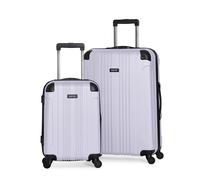 Kenneth Cole REACTION Out of Bounds Lightweight Hardshell 4-Wheel Spinner Luggage, Lavender, 2-Piece Set (20" & 28"), Out of Bounds Lightweight Hardshell 4-Wheel Spinner Luggage