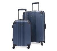 Kenneth Cole Reaction Out of Bounds Lightweight Hardshell 4-Wheel Spinner Luggage, Naval, 2-Piece Set (20" & 28"), Out of Bounds