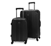Kenneth Cole Reaction Out of Bounds Wheeled Cabin Luggage, Black - Midnight Black, 2-Piece Set (20" & 28"), Out of Limits