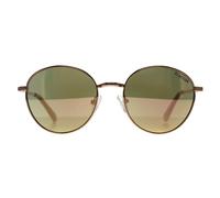 Kenneth Cole Reaction Round Rose Gold Gold Mirror KC2839 Kenneth Cole Reaction Gold One Size