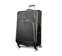 Kenneth Cole Reaction Women's Chelsea 2-Piece 17" 4-Wheel Spinner Underseater Carry-On & Matching 15" Laptop Backpack, Black