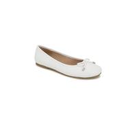 Kenneth Cole REACTION Women's Elstree Ballet Flat, White Woven, 7.5 UK