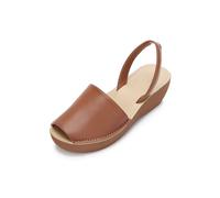 Kenneth Cole Reaction Women's Fine Glass Slingback Platform Sandal, Brown, 5.5 UK