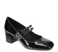 Kenneth Cole Reaction Women's Leeann Studs Pump, Black Patent, 4.5 UK