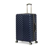 Kenneth Cole Reaction Women's Madison Square Hardside Chevron Expandable Luggage, Navy, 2-Piece Set (20" & 28"), Women's Madison Square Hardside Chevron Expandable Luggage