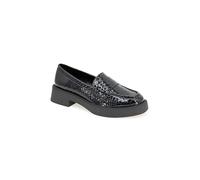 Kenneth Cole REACTION Women's Surrey Loafer, Black Snake, 6 UK