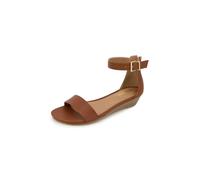 Kenneth Cole Reaction Women's Viber 2 Piece Wedge Sandal, Tan, 7 UK