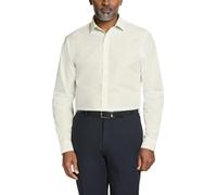 Kenneth Cole Unlisted by Men's Dress Shirt Slim Fit Solid, Sundew, 18"-18.5" Neck 34"-35" Sleeve
