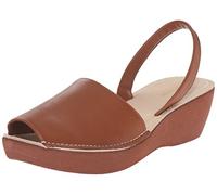 Kenneth Cole Women's Fine Glass Slingback Platform Sandal, Brown, 6 UK
