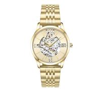 Kenneth Cole Women's Watch - Luxury Watch for Women, Stainless Steel Watch, Automatic Self-Winding Water-Resistant, Roman Numerals, Analog Watch with Skeleton Dial for Women, Gold, Standard, Automatic