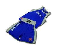 Kenneth J Lane Sphinx Boxing Shorts And Tank Top, unisex, Pugilato, blue, Large