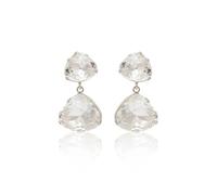Kenneth Jay Lane Crystal Drop Clip-On Earrings
