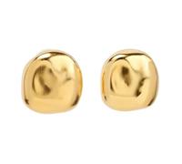 Kenneth Jay Lane Gold Nugget Clip-On Earrings