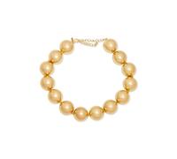 Kenneth Jay Lane Polished Gold Bead Necklaces, L, Brass, No Gemstone