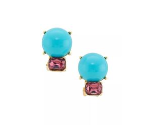 Kenneth Jay Lane Women's Crystal Prong Earrings, Metal, Cubic Zirconia