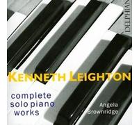 Angela Brownridge – Kenneth Leighton: Complete Solo Piano Works – CD