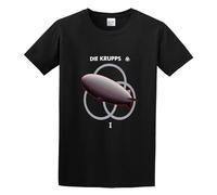 Kenneth Morgan Die Krupps I 1992 Album Cover Unisex 100% Cotton Short-Sleeve T-Shirts Black XXL