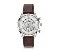 Kennett Women's Lady Savro Chronograph Watch Croco Strap in Brown Kennett Brown One Size