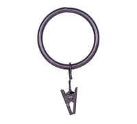 Kenney Clip Rings for 5/8" to 3/4" Diameter Curtain Rods, Oil Rubbed Bronze, 14-Pack