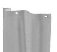 Kenney Microban Protected Medium Weight PEVA Shower Liner, 70" W x 72" H, Gray