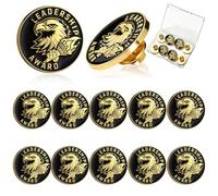 Kenning 10 Pack Leadership Enamel Lapel Pins - 1 Inch Academic Achievement Awards Recognition Leadership Lapel Pin Award Appreciation for 2026 Graduation Students, Teachers, Employees Supplies