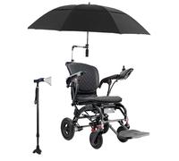 KENNOE Foldable Electric Wheelchair with Powerful Dual Motor for Adults, 230lbs Capacity Ultra-Light Foldable Mobility Scooter | 3-Second Folding,10AH