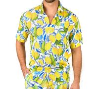 Kenny Flowers The Casa Blanca - Short Sleeve White Linen Shirt