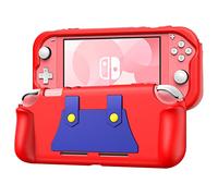 Kenobee Silicone Case Compatible with Nintendo Switch Lite 2019, Soft Lightweight Ergonomic Grip Protective Cover with Shock-Absorption and Anti-Scratch Design for Switch Lite Console, Red
