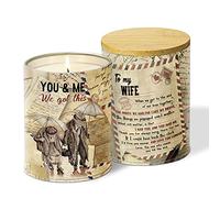 Kenon Gifts for Wife from Husband, Birthday Gifts for Wife, Anniversary Romantic Gifts for Wife Her, Valentines Day Gifts for Wife, 10 Oz Lavender Candles, 7 x 9.5 cm