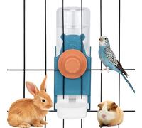 Kenond 17 oz Rabbit Water Bottle,Guinea Pig No Drip Water Bowl for Cage,Hanging Gravity Automatic Water Dispenser for Small Animals Bunny Ferret Chinchilla Birds