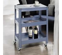 kenosha metal drinks trolley in blue