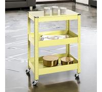 kenosha metal drinks trolley in green