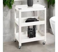 kenosha metal drinks trolley in white