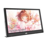 Kenowa 13.3 Inch USB-C Portable Monitor FHD 1366 x 768 Screen LCD External Monitor with Type-C/HDMI USB Headphone Jack for PS3 PS4 Mac Raspberry Pi B Computer Laptop