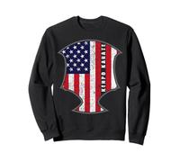 Kenpo Karate American Flag Distressed Martial Arts Dojo TKD Sweatshirt