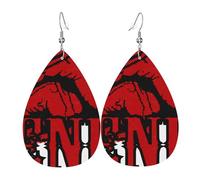 Kenpo Karate Fist Hand Women Hook Earring Lightweight Drop Earrings Elegant Dangle Earrings For Gift Ceremonies Multiple Piercings