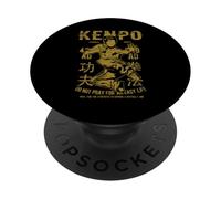 Kenpo Karate Martial Arts Vintage Retro Style Distressed Art PopSockets Adhesive PopGrip