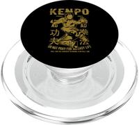 Kenpo Karate Martial Arts Vintage Retro Style Distressed Art PopSockets PopGrip for MagSafe