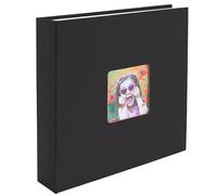 Kenro Aztec Photo Album in Black 200 Photos 6x4-inch