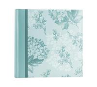 Kenro Blue Floral Photo Album for 200 Photographs 6x4 Inch / 10x15cm with Slip-in Pages and Memo Space Summer Breeze Series - KSB202
