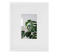 Kenro Box of 2 Strata Series White Photo Frame 11x14 Inch / 28x35cm with Wide Mat for Photo 8x6 Inch / 15x20cm - ST1520W